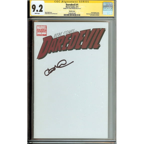 Collectible Marvel Comics DareDevil #1 Signed Elden Henson aka Foggy Nelson CGC 9.2