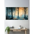thumbnail image 2 of Between Shadows And The Embers Of Morning By Elin Norrgård Poster Wall Art, Modern Wall Decor, 8x12 UNFRAMED, 2 of 3