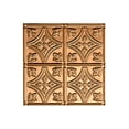 thumbnail image 2 of Fasade Easy Installation Traditional 1 Polished Copper Glue Up Ceiling Tile/ Ceiling Panel (12" X 12" Sample), 2 of 3