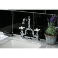 thumbnail image 2 of Kingston Brass KS7971PX English Country Bridge Bathroom Faucet with Brass Pop-up, Polished Chrome, 2 of 7