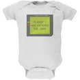 thumbnail image 1 of Halloween Player 1 One Costume New Born Gamer Funny Soft Baby One Piece, 1 of 1