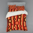 thumbnail image 2 of Ambesonne Retro Bedding Set 3 Pcs, Circles Dots Stripes Art, Twin, Multicolor, 2 of 3