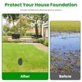 thumbnail image 6 of 4Inch Green Angled Yard Drainage Pipe With Sloped Grate Yard Drain Emitter For Sump Pump Discharge Downspout Extensions Inlet Outlet Yard Drain Compatible With 4” Connections, 6 of 9