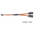 thumbnail image 3 of 5Pcs 15cm Cable de extensión Y de servo remoto control parte 1 hembra a 2 machos, 3 of 4