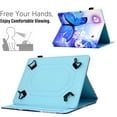 thumbnail image 4 of SaniMore Universal Case for 8.0-8.4 Inch Display Tablet, PU Leather Wallet Case Auto Wake/Sleep Card Slots Dual Viewing Angles Full Protective Case for All Kinds of 8.0-8.4 inch Tablet, Blue Butterfly, 4 of 7