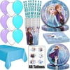 Frozen Party Supplies Kit for 16 - Includes Tableware, Decorations, Favors