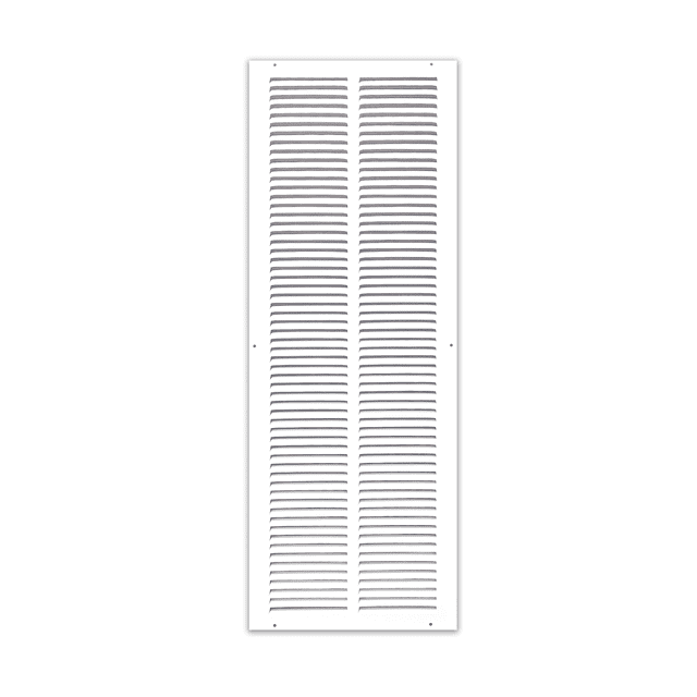 Prima Decorative Hardware 1 RA Air Return Grille 10 x 30, White Steel Return Vent Cover for Sidewall and Ceiling, Fits Standard Duct Openings, Outer Size 11-3/4 x 31-3/4 in