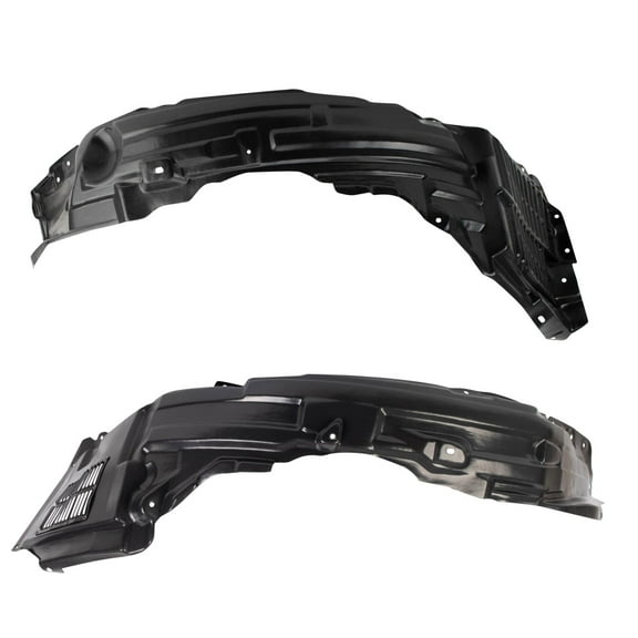 TRQ Inner Fender Liner Set Fits Select 2010-2015 Mitsubishi Lancer MI1248123 MI1249125