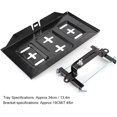 thumbnail image 2 of Veeki Battery Tray Clamp, Universal Metal Storage Battery Holder Tray Mount Hold Down Clamp Bracket Kit Car Accessory (19cm)-0521, 2 of 5