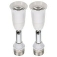 thumbnail image 6 of 2pcs Light Bulb Socket Extender Bendable Light Socket Adapter Light Bulb Adapter(E27-E27), 6 of 8