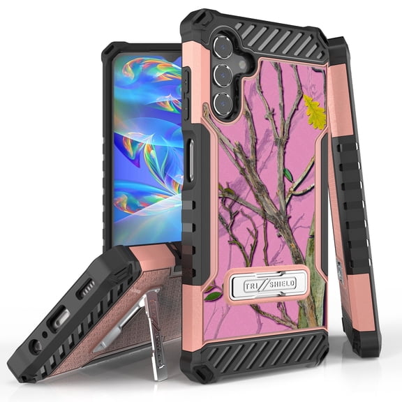 Tri Shield Rugged Cover Designed For Samsung Galaxy A13 5G Case Rose Gold/Black