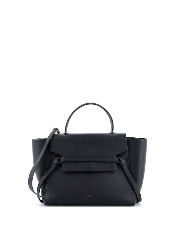 Pre-Owned Belt Bag Textured Leather Mini By Rebag