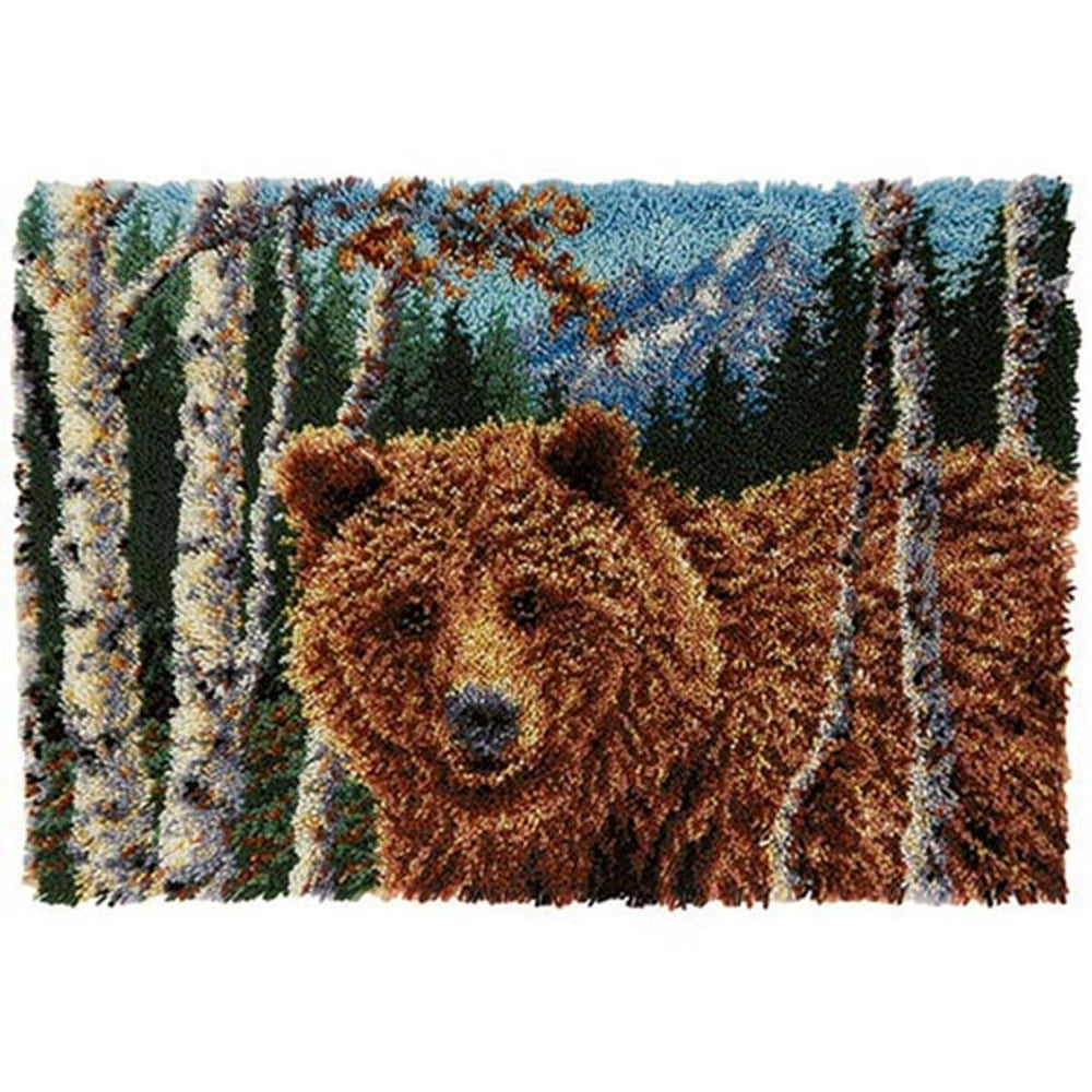 Herrschners® Grizzly Bear Latch Hook Kit