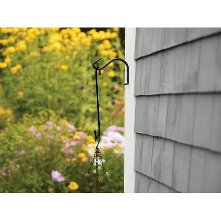 Mainstays 12 inch Black Metal Plant Hanger Extender Hook
