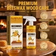 thumbnail image 6 of Beeswax Wood Polish Spray, Natural Beeswax & Essential Oil Wax for Wood Furniture Floors, Cleaner & Conditioner for Living Room Kitchen(2PCS, Sponge and Towel), 6 of 7