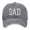 Grey-1, variant on Dad Hat Dad Letter Embroidered Baseball Cap Father's Day Gift Daddy Hat