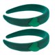 thumbnail image 3 of Face Washing Hairband Great For Daily Wearing Elegant Green Wide Headband Ideal For Women And Girls 2Pcs, 3 of 3