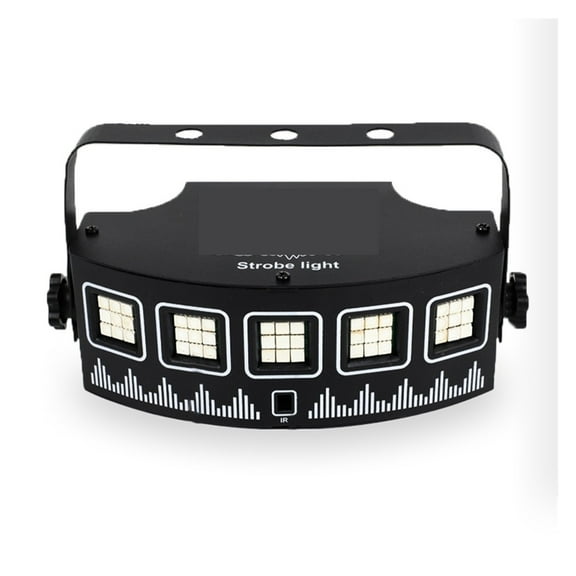 USB Disco DJ Strobe Light With Remote Party Holiday Xmas Music Club Bar Dance Sound Activated Flash LED RGB Stage Lighting ,Easy to Install
