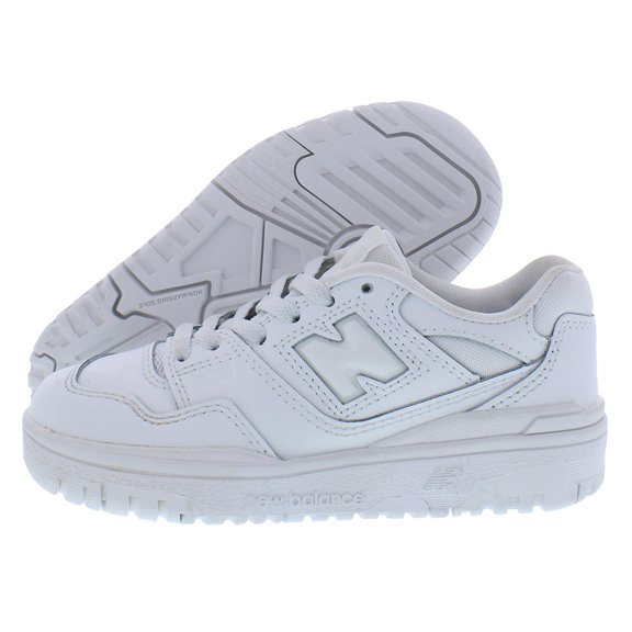 New Balance 550 PS Girls Shoes Size 12, Color: White/White