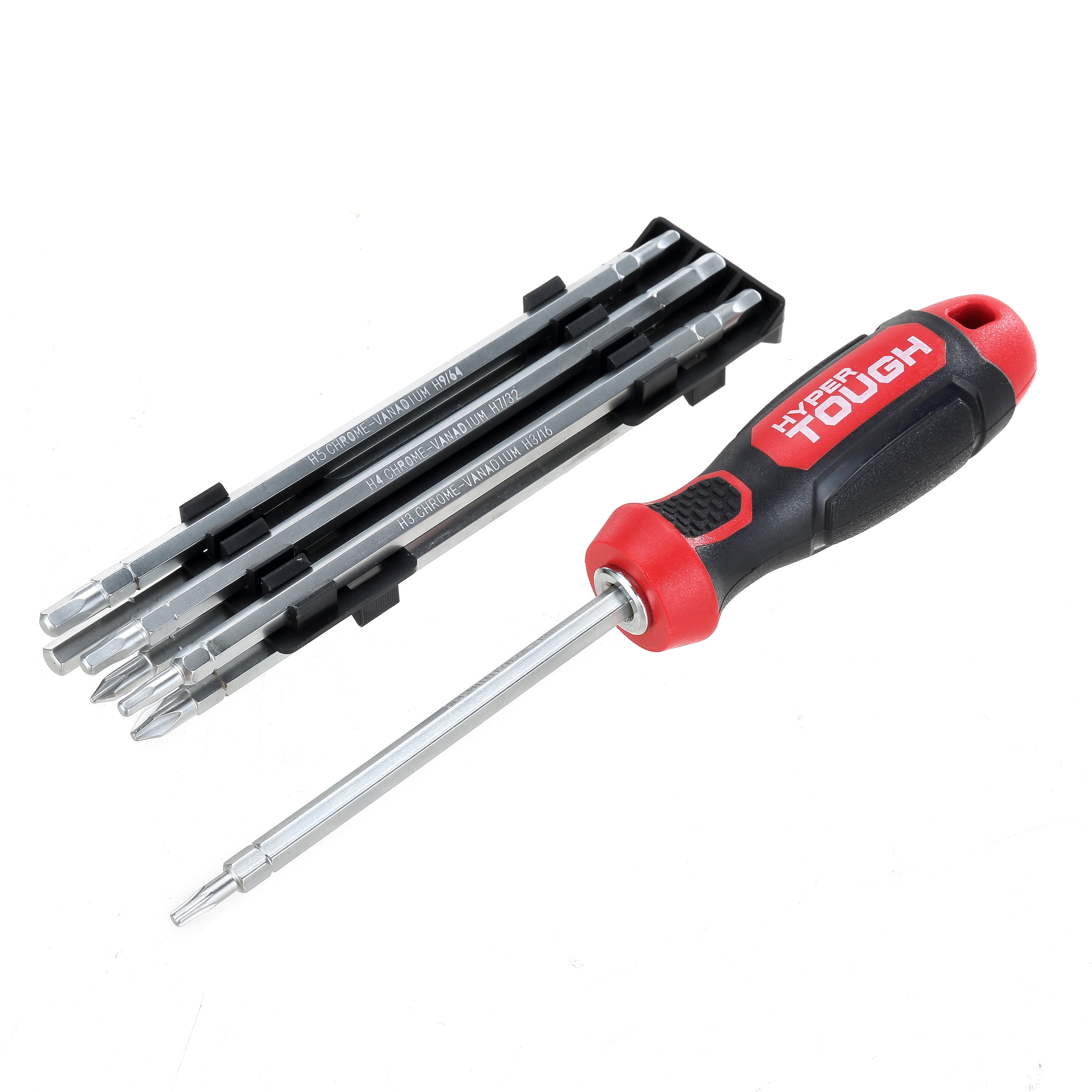 Hyper Tough Heavy-Duty Steel Phillips and Slotted Screwdriver Set