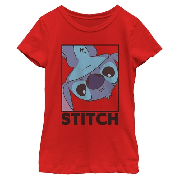 Girls Lilo & Stitch Peekaboo Stitch Portrait T Shirt