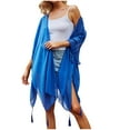thumbnail image 2 of Cache-maillots pour Maillots de Bain Femmes Robe Kimono de Plage pour Femmes Cache-Maillot Cardigan en Mousseline d'Été à Imprimé Floral Cache-Maillots pour Femmes en Liquidation, 2 of 5