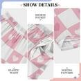 thumbnail image 6 of FORMRS Kids Pajama Pants with Pockets Size 6-8Y Boys Lounge Sleep Bottoms, Pink Checkered Heart, 6 of 8