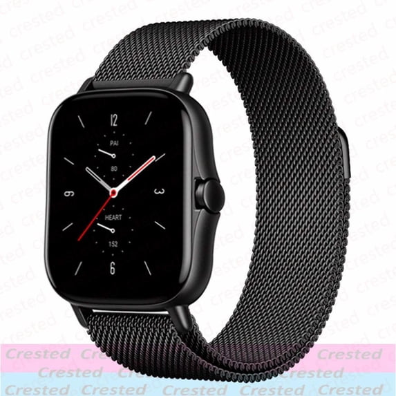 BRADCET (1/2Pack) 20mm 22mm Stainless Steel Mesh Bnads for Samsung Galaxy watch 5 4 40mm 44mm/ Watch 3 45mm/ Active 2/ Watch 4 Classic 42mm 46mm/ Gear S3 S4 46mm Milanese Loop Wristbands Magnetic Loop