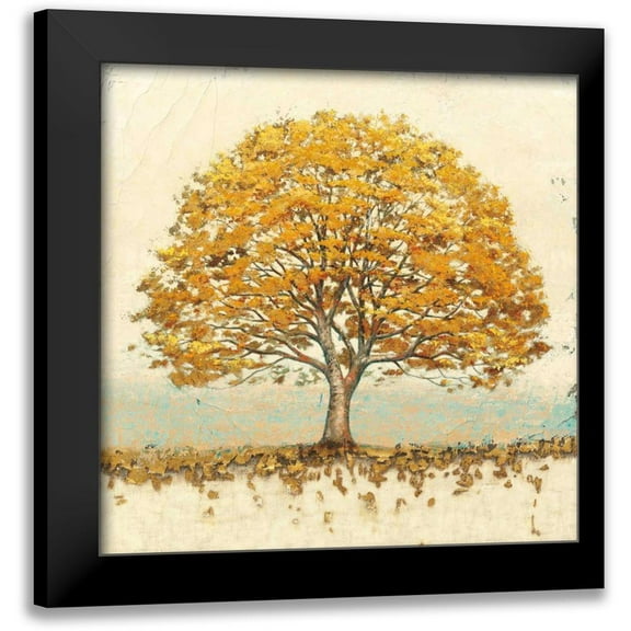 Wiens, James 12x12 Black Modern Framed Museum Art Print Titled - Golden Oak