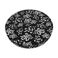 thumbnail image 1 of Balery Snake Fundas de asiento para taburete de bar redondo de tela de terciopelo ajustables que protegen de arañazos y manchas para sillas de 14 a 17 pulgadas.-14 inch, 1 of 7