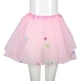 thumbnail image 3 of Povozer Girls Tutu Skirt Elastic Tulle Tutu Skirt Dance Ballet Tutu Kids(Pink,2-12Y), 3 of 3
