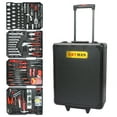 thumbnail image 5 of Black 899pc Home Tool Set Kit with Rolling Toolbox, 4-Layer Storage, Handyman's Essential Tools for Home &amp; Garden Repairs. Portable &amp; Durable., 5 of 21