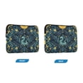 thumbnail image 7 of FORMRS 13-13.3 inch Laptop Sleeve Case Soft Carrying Quilted Computer Bag Cover, Green Dragon Flowers, 7 of 7