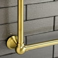 thumbnail image 4 of Kingston Brass DTC322419BB 24 in. Maximilien Wall Mount Towel Rack, Brushed Brass, 4 of 5