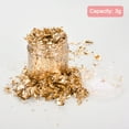 thumbnail image 2 of Gold Foil Flakes for Resin, 3g Metallic Foil Flakes, Imitation Gold Foil Flakes Metallic Leaf, Copper, 2 of 6