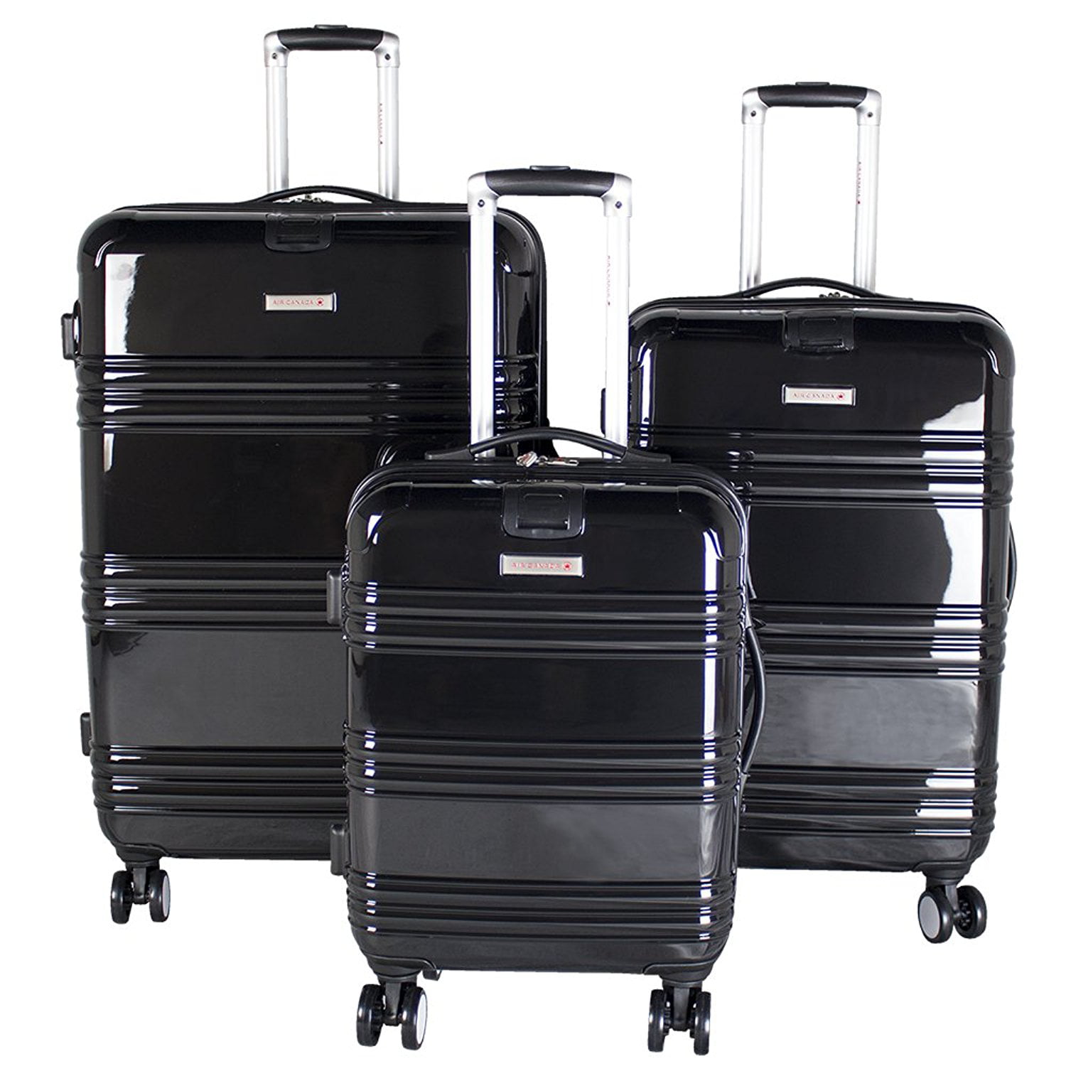 Canada 24 inch Charcoal Lightweight Hard Side Wheeled Suitcase