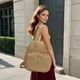 thumbnail image 4 of Mochila multiusos para mujer y hombre | Bolsa de viaje impermeable de gran capacidad | Mochila convertible, bandolera o bolso de mano para la escuela, el trabajo y el trabajo, 4 of 5