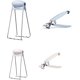 thumbnail image 2 of Pinza para platos, pinza antiescaldaduras para cuencos, pinza de acero inoxidable para platos calientes, pinzas para recuperar platos de cocina para cocinar en casa o en restaurantes (azul), 2 of 7
