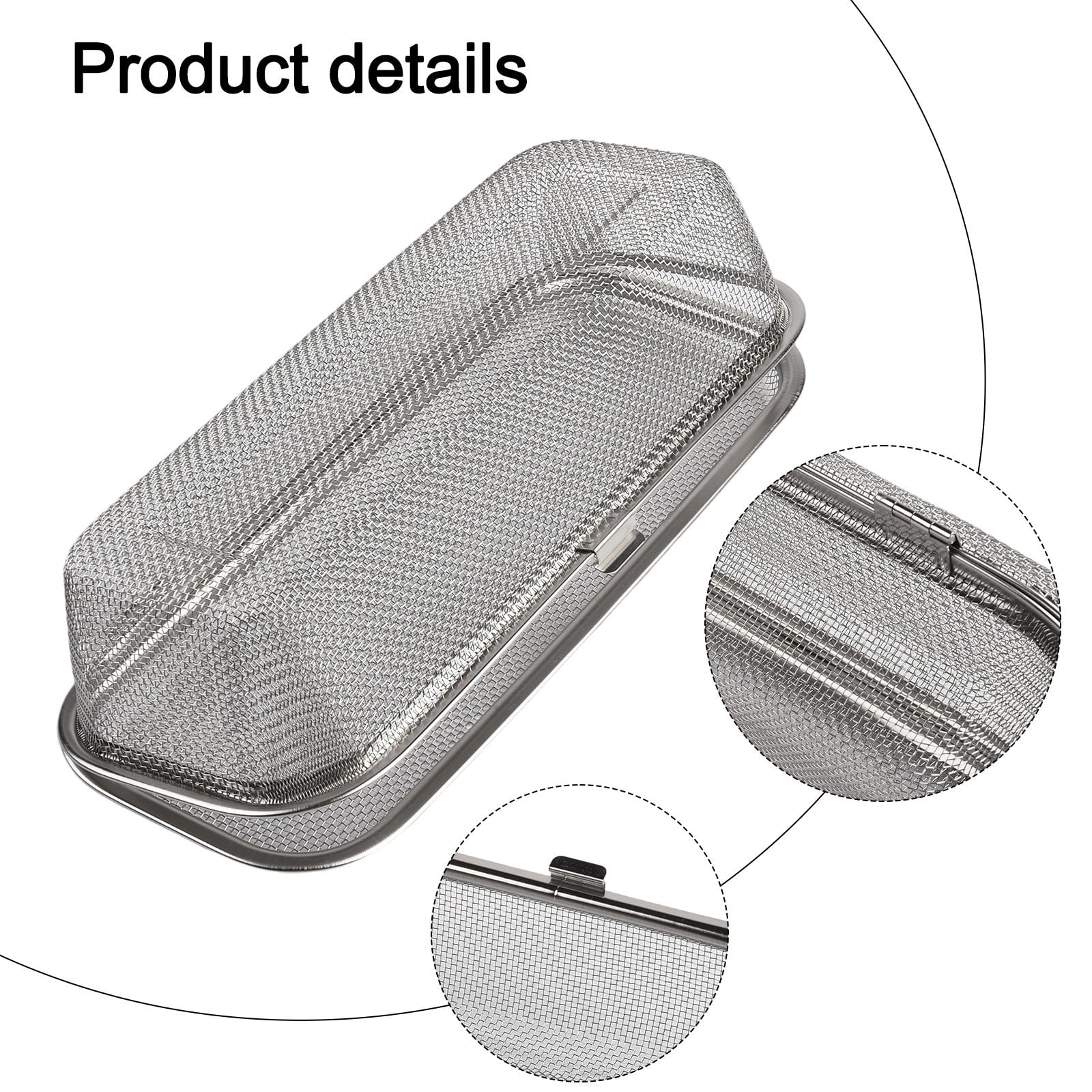 Shimoyama New Food- Grade Stainless Steel Metal Brackets Dishwasher Tableware Basket Cage For Small Items,Fork Spoon Chopsticks