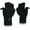 Black(thumb With Cap), variant on Winter Fingerless Gloves for Women Men Half & Full Glitter Knitted Mittens Thumb with Cap Convertible Thermal Mitten