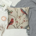 thumbnail image 2 of COMIO Pillow Case Bird Pattern Double Sided Decorative Cushion Cover for Sofa Bed Chair Car, 2 of 5