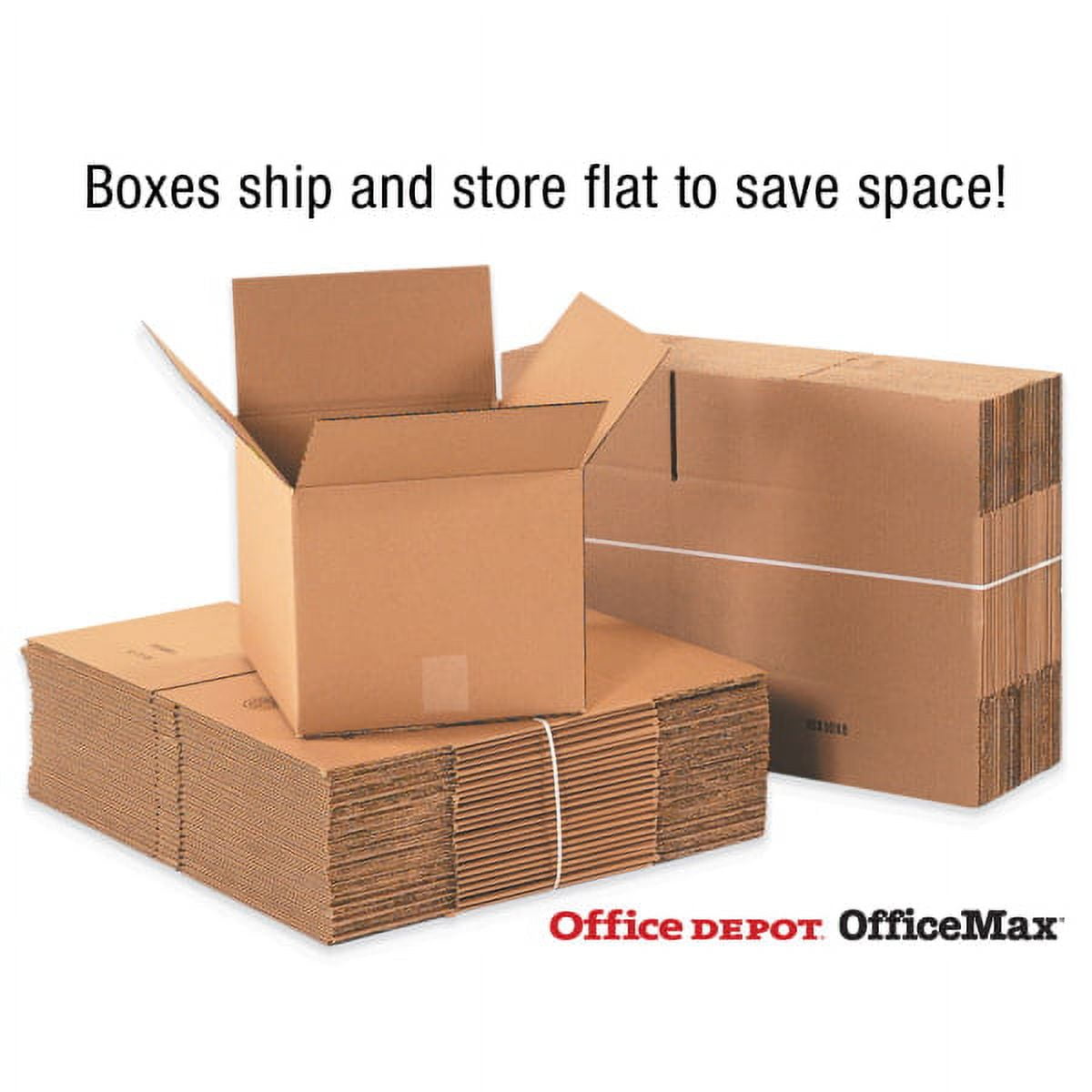 Box Partners Tall Corrugated Bxs,6x6x38,Kraft,25/BDL - BXP 6638