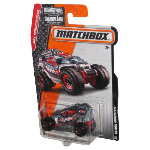 Matchbox MBX Heroic Rescue (2014) Silver Spark Arrester Toy Car 56/120