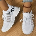 thumbnail image 4 of Mepaouo Sneakers for Women Casual Mesh Breathable Lace up Walking Shoes Gym Workout Tennis Shoes, 4 of 6