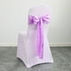 thumbnail image 5 of Funda para silla con lazo, satén dorado, morado y azul, ideal para banquetes de hotel, bodas y eventos de gran volumen, fácil de instalar, tela de satén premium, ideal para bodas., 5 of 9