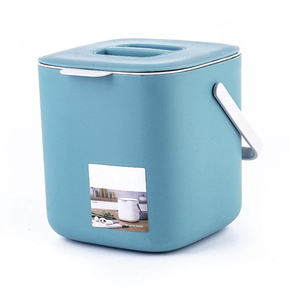 Giaone Creative 2 Tiers Compost Bin with Handle Compost Drainer Rubbish Recycling B