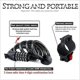 thumbnail image 3 of Bike Lock High Security 5 Digit Resettable Combination Coiling Cable Lock Best for Bicycle Outdoors, 1.2mx12mm, 3 of 5