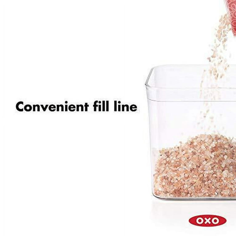 OXO POP 0.2-Qt Mini Square Airtight Food Storage Container +