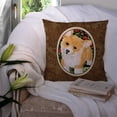 thumbnail image 3 of Carolines Treasures SS8823PW1414 Corgi Decorative Fabric Pillow, 3 of 4