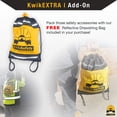 thumbnail image 2 of KwikSafety - Charlotte, NC - Python [External Shock Absorber] Double Leg 6ft Safety Lanyard OSHA ANSI Fall Protection Restraint Equipment Snap Rebar Connectors Construction Arbo, 2 of 9